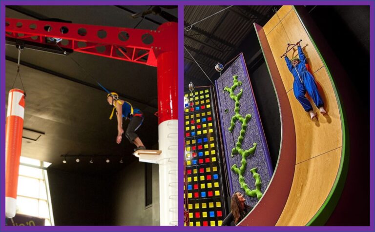 Clip' N Climb indoor playground in Vancouver.